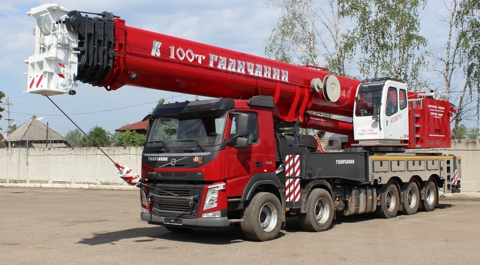 Автокран "Галичанин" КС-85713 100 тонн